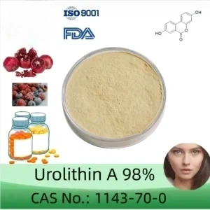 Urolithin A powder manufacturer CAS No.: 1143-70-0 98.0% purity min. for supplement ingredients