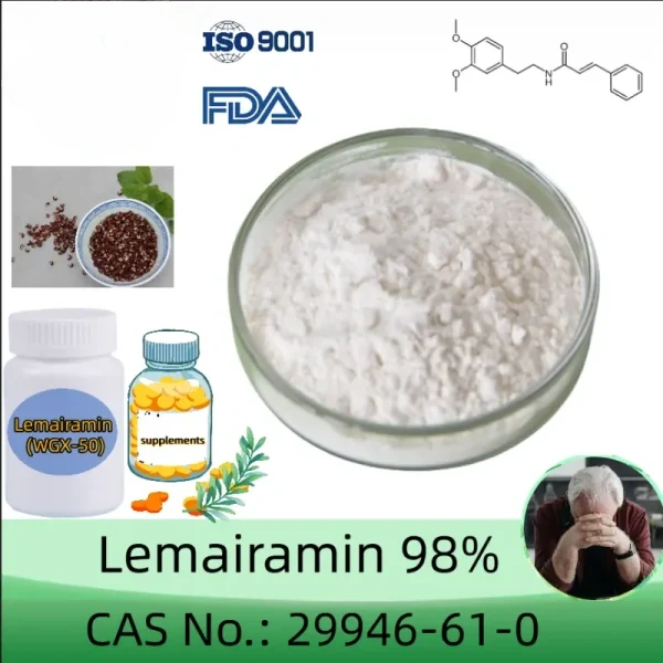 Lemairamin (WGX-50) powder manufacturer CAS No.: 29946-61-0 98.0% purity min. for supplement ingredients