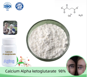 Calcium α ketoglutarate （Ca-ket ） – ≥ 98.0% purity. CAS 402726-78-7 ; CAS 71686-01-6