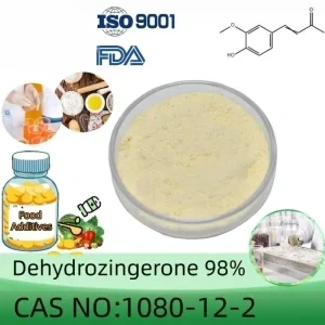 Dehydrozingerone powder manufacturer CAS No.:1080-12-2 98% purity min. Bulk supplements ingredients
