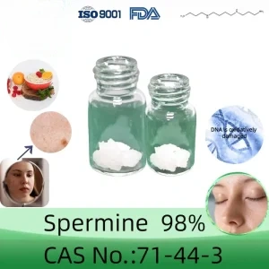Spermine manufacturer CAS No.: 71-44-3 99% purity min. Bulk supplements ingredients