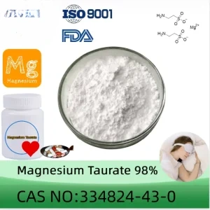 Magnesium Taurate powder manufacturer CAS No.: 334824-43-0 98% purity min. for supplement ingredients