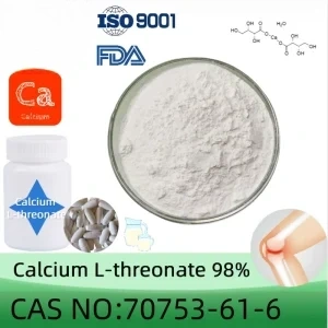 Calcium L-threonate powder manufacturer CAS No.: 70753-61-6 98% purity min. for supplement ingredients