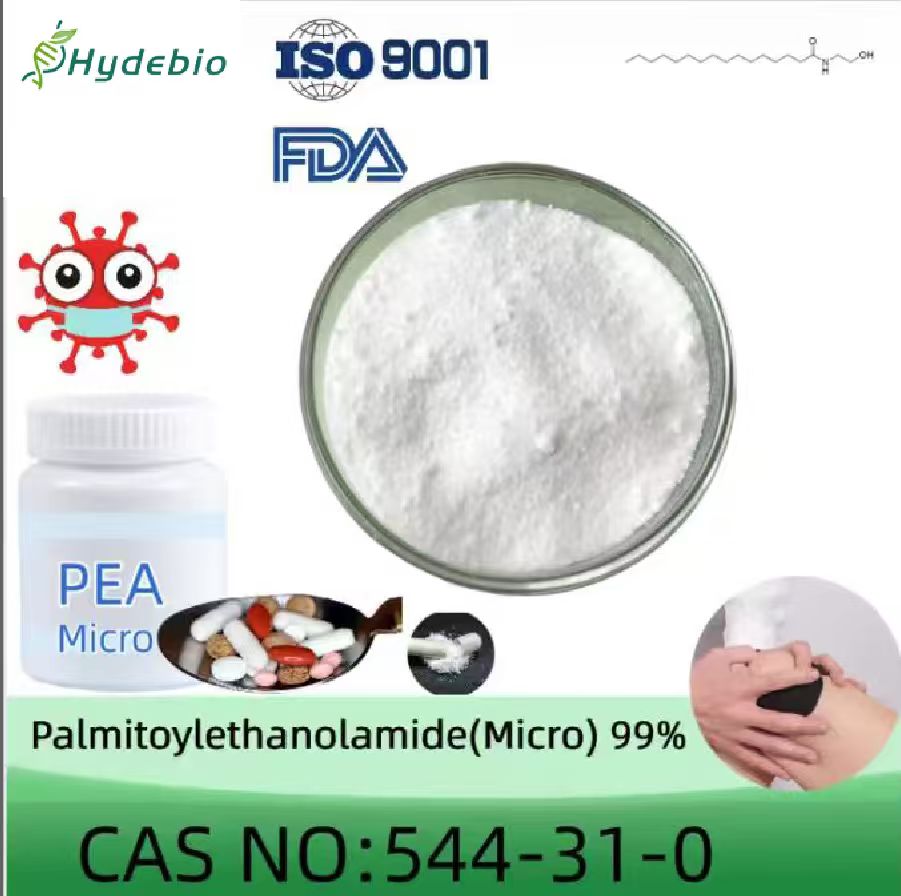 Palmitoylethanolamide (PEA Micro) Powder,≥ 99% Purity. CAS No. 544-31-0